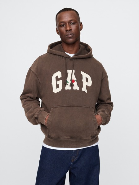 GAP Oversize mikina s logem Western GAP