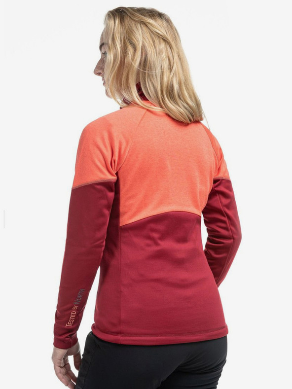 Kilpi Oranžovo-vínová dámská funkční mikina Kilpi TOMMS-W