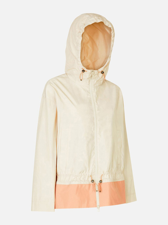 Geox Krémová dámská parka Geox Bulmya