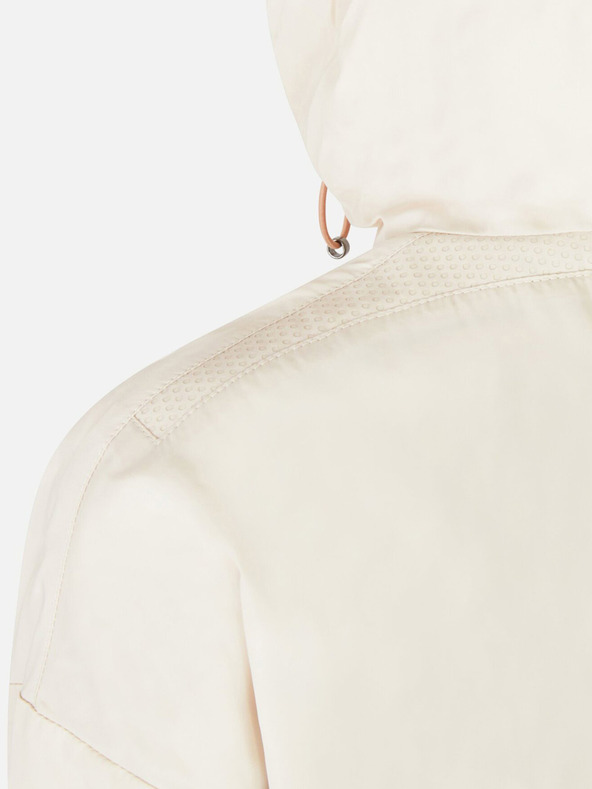 Geox Krémová dámská parka Geox Bulmya