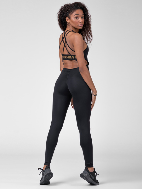 Nebbia Černý dámský overal NEBBIA INTENSE Golden overal 595