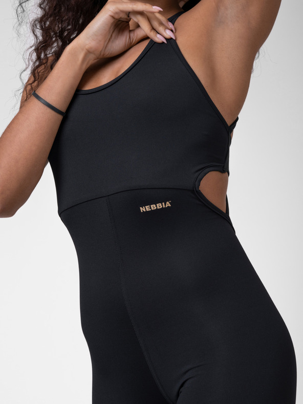 Nebbia Černý dámský overal NEBBIA INTENSE Golden overal 595