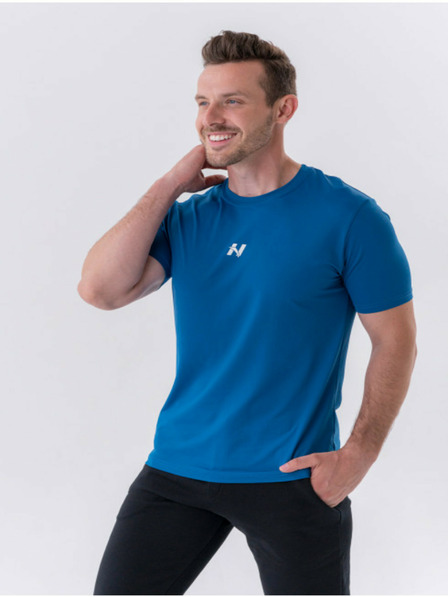 Nebbia Klasické tričko „Reset“ 327 Blue Nebbia