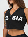 Nebbia Crop mikina bez rukávů MUSCLE MOMMY 258