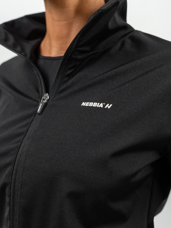 Nebbia Mikina na zip s odleskem SLEEK 481