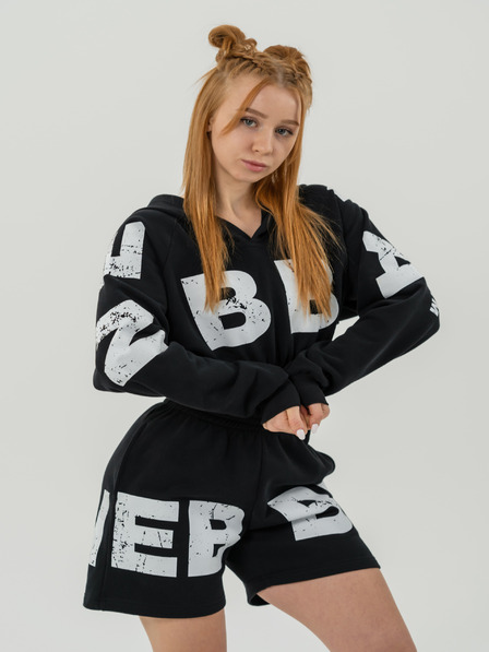 Nebbia Crop top mikina MUSCLE MOMMY 619