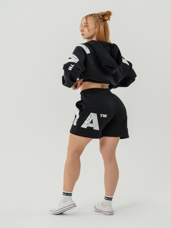 Nebbia Crop top mikina MUSCLE MOMMY 619