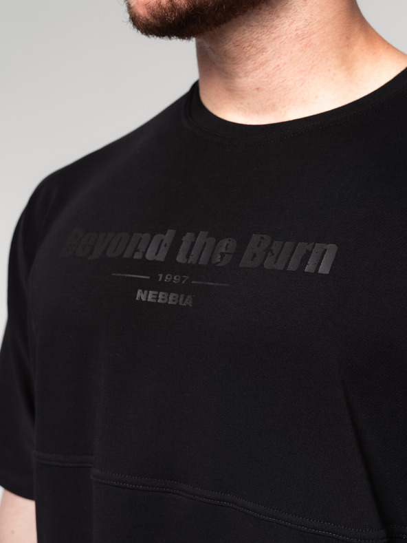 Nebbia Oversized tričko NO SHORTCUTS 354