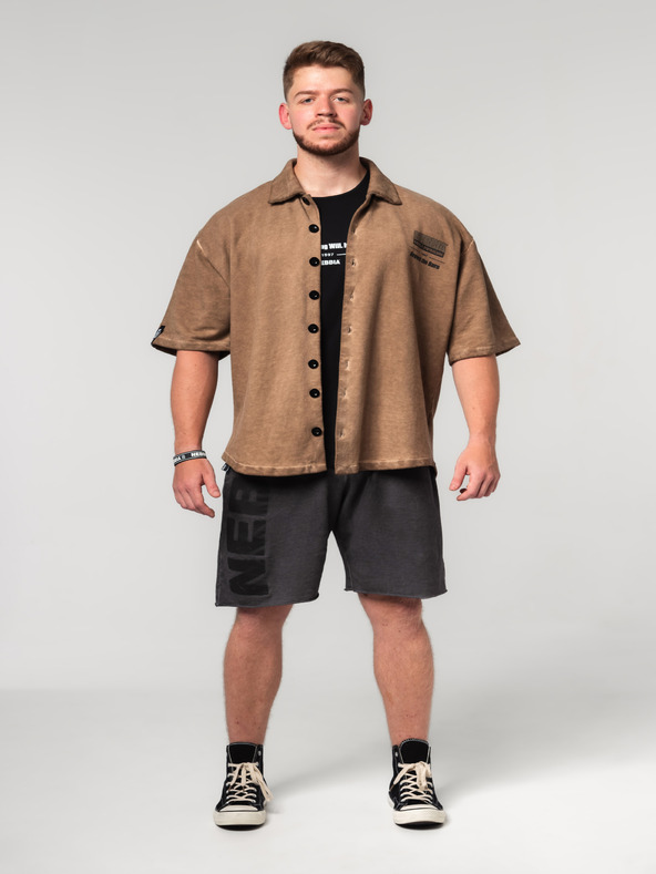 Nebbia Washed-off oversized košile 90s THROWBACK 347