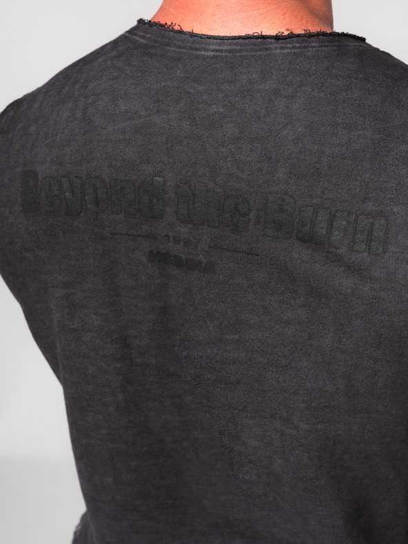 Nebbia Washed-off mikina bez rukávů BEASTIN' 361