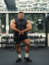 Nebbia Washed-off mikina bez rukávů BEASTIN' 361