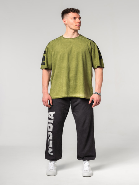 Nebbia Washed-off oversized tričko LIFTING CLUB 368