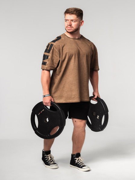 Nebbia Washed-off oversized tričko LIFTING CLUB 368