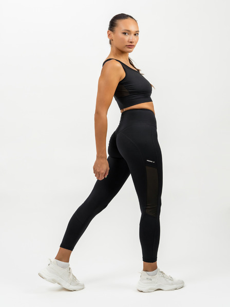 Nebbia Legíny se síťkou s vysokým pasem PERFORMANCE 480 Black