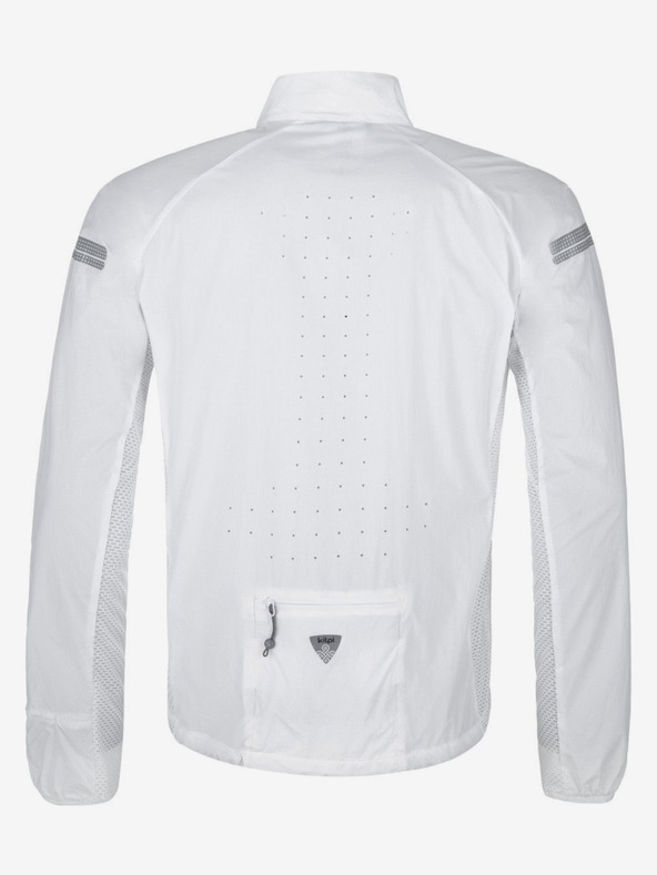 Kilpi Bílá pánská lehká běžecká bunda Kilpi TIRANO-M