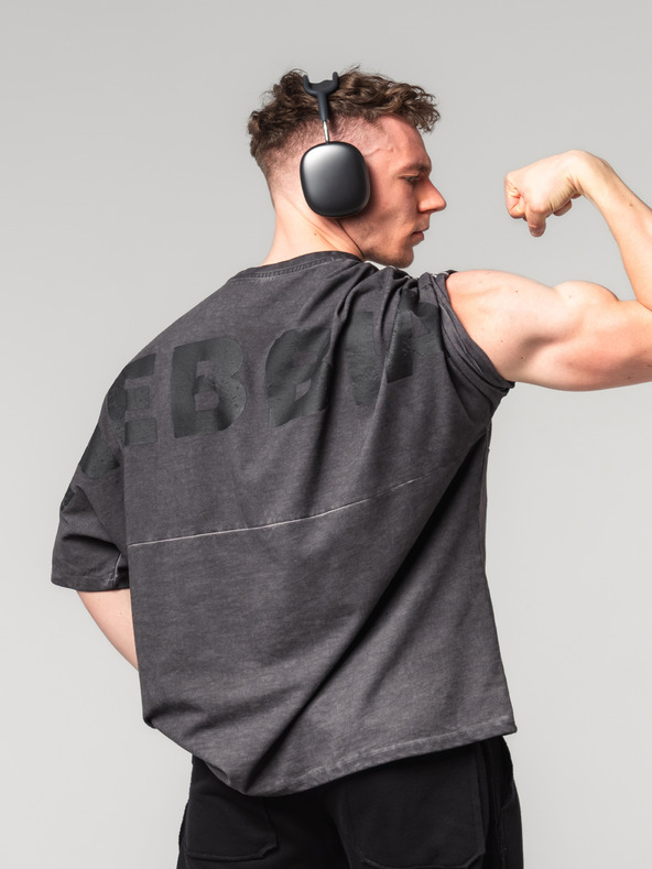 Nebbia Washed-off Oversized tričko NO SHORTCUTS 369