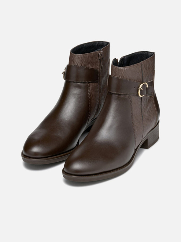 Geox Hnědá dámská kotníková obuv Geox Felicity