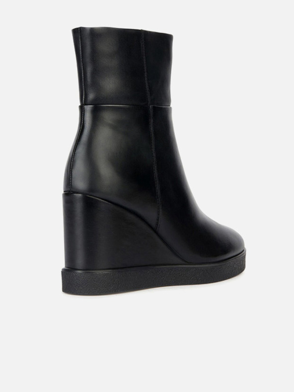 Geox Černá dámská kotníková obuv Geox Elidea Wedge