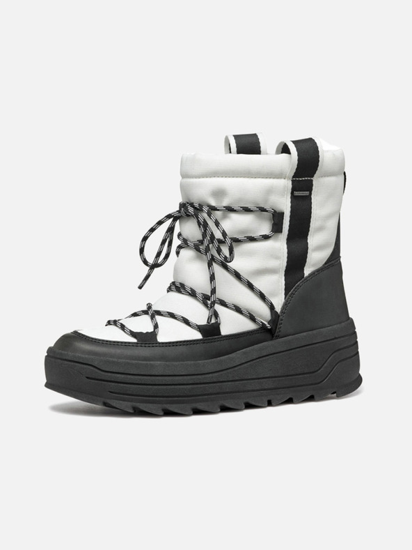 Geox Bílá dámská kotníková obuv Geox Milleiny ABX