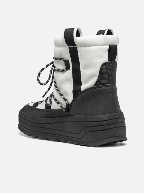 Geox Bílá dámská kotníková obuv Geox Milleiny ABX