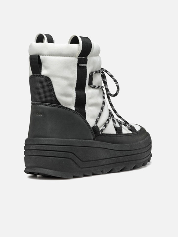 Geox Bílá dámská kotníková obuv Geox Milleiny ABX