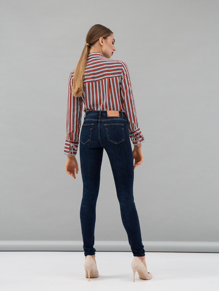 Selected Femme Tmavě modré skinny džíny Selected Femme