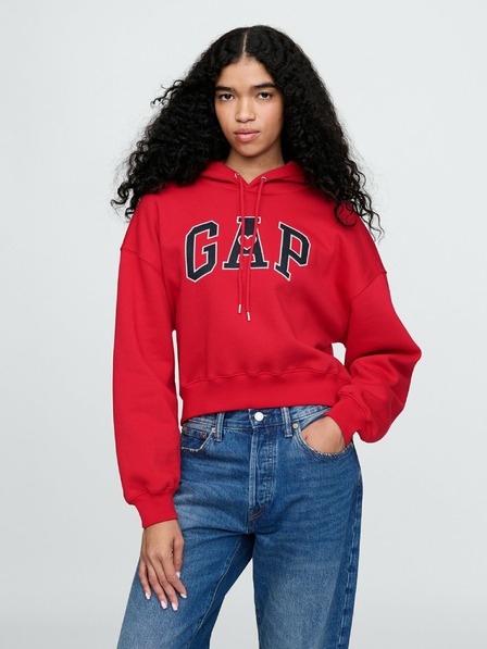 GAP Crop mikina s logem Gap