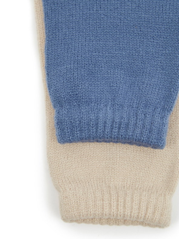 Orsay Béžové a modré dámské rukavice 2 ks ORSAY