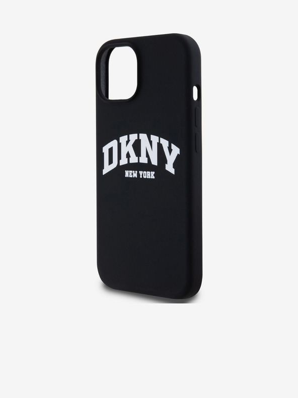 DKNY Liquid Silicone Arch Logo MagSafe Zadní Kryt pro iPhone 14 Black DKNY