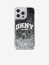 DKNY Liquid Glitter Arch Logo Zadní Kryt pro iPhone 14 Pro Max Black DKNY