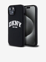 DKNY Liquid Silicone Arch Logo MagSafe Zadní Kryt pro iPhone 15 Black DKNY