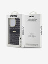 DKNY PC/TPU Repeat Pattern Tonal Stripe Magsafe Zadní Kryt pro iPhone 15 Pro Black DKNY