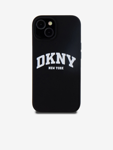 DKNY Liquid Silicone Arch Logo MagSafe Zadní Kryt pro iPhone 13 Black DKNY
