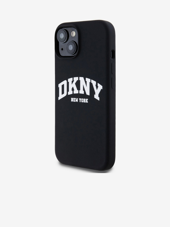 DKNY Liquid Silicone Arch Logo MagSafe Zadní Kryt pro iPhone 13 Black DKNY