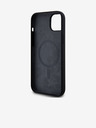 DKNY Liquid Silicone Arch Logo MagSafe Zadní Kryt pro iPhone 15 Plus Black DKNY