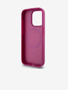 DKNY PU Leather Repeat Pattern Stack Logo Magsafe Zadní Kryt pro iPhone 15 Pro Pink DKNY