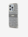 DKNY PC/TPU Repeat Pattern Tonal Stripe Magsafe Zadní Kryt pro iPhone 15 Pro Beige DKNY