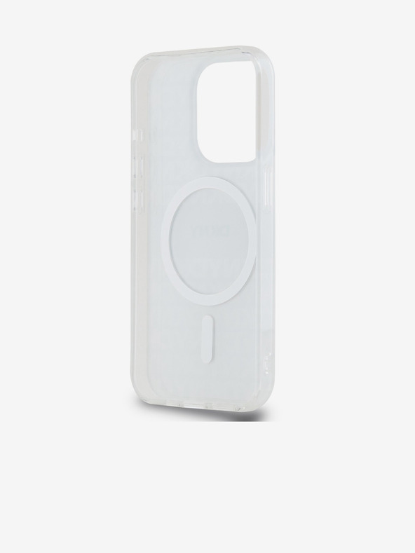 DKNY PC/TPU Repeat Pattern Tonal Stripe Magsafe Zadní Kryt pro iPhone 15 Pro Beige DKNY