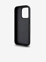 DKNY PU Leather Repeat Pattern Stack Logo Magsafe Zadní Kryt pro iPhone 15 Pro Black DKNY