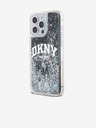 DKNY Liquid Glitter Arch Logo Zadní Kryt pro iPhone 13 Pro Black DKNY