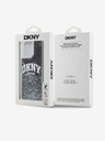 DKNY Liquid Glitter Arch Logo Zadní Kryt pro iPhone 13 Pro Black DKNY