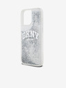 DKNY Liquid Glitter Arch Logo Zadní Kryt pro iPhone 15 Pro Max Transparent DKNY