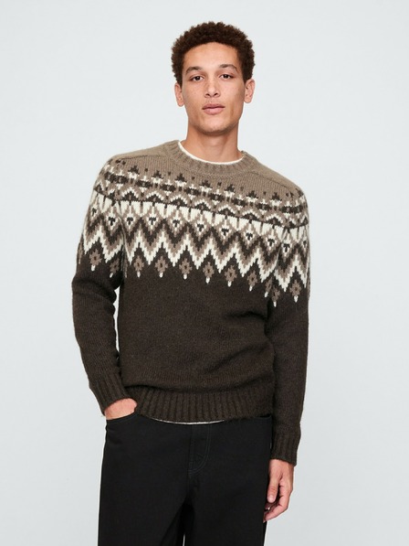 GAP Svetr s příměsí vlny Fair Isle