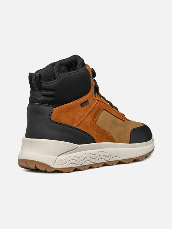 Geox Hnědá pánská kotníková obuv Geox Spherica 4X4 Abx