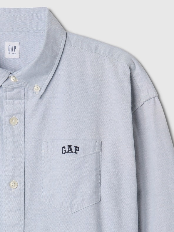GAP Dětská oversize košile Oxford GAP