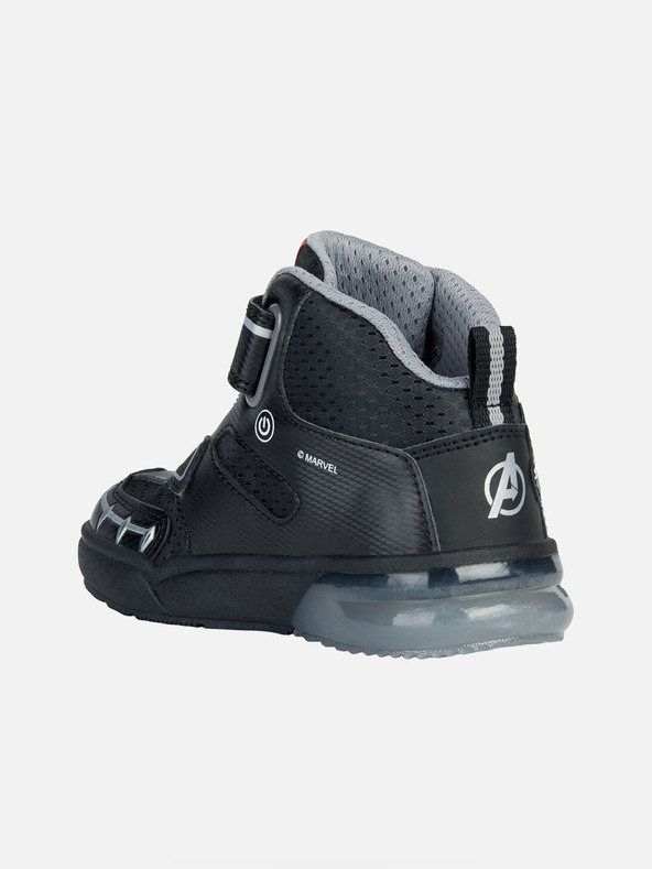 Geox Černé chlapecké tenisky Geox Grayjay