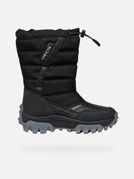 Geox Černá chlapecká zimní obuv Geox Himalaya ABX