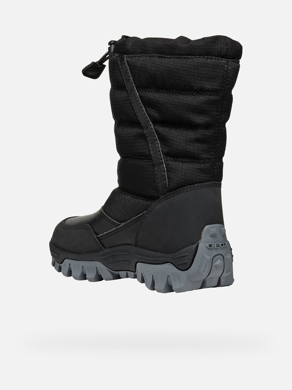 Geox Černá chlapecká zimní obuv Geox Himalaya ABX