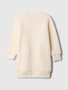 GAP Baby sherpa mikinové šaty s logem