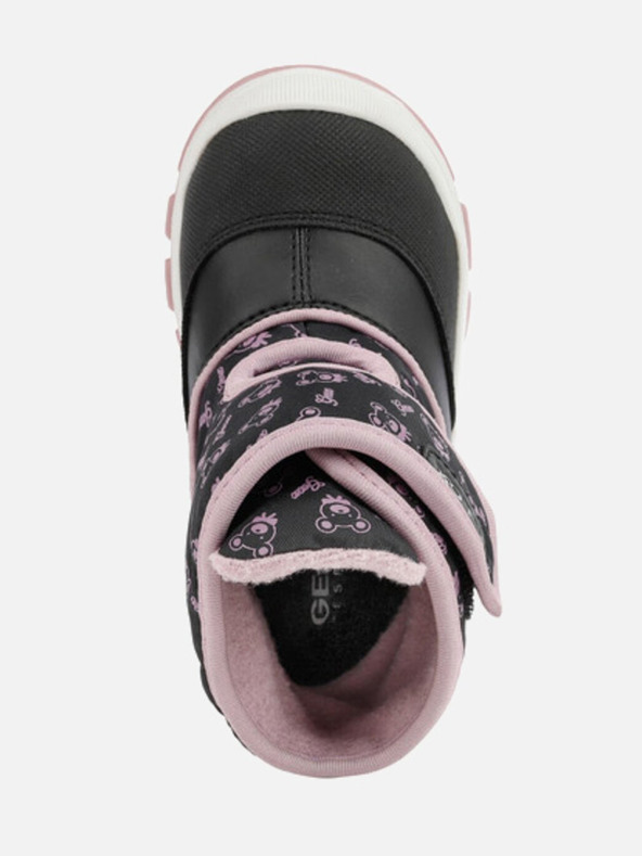 Geox Černá dívčí kotníková obuv Geox Flanfil ABX